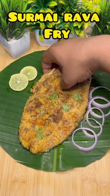 Surmai Rava Fry recipe