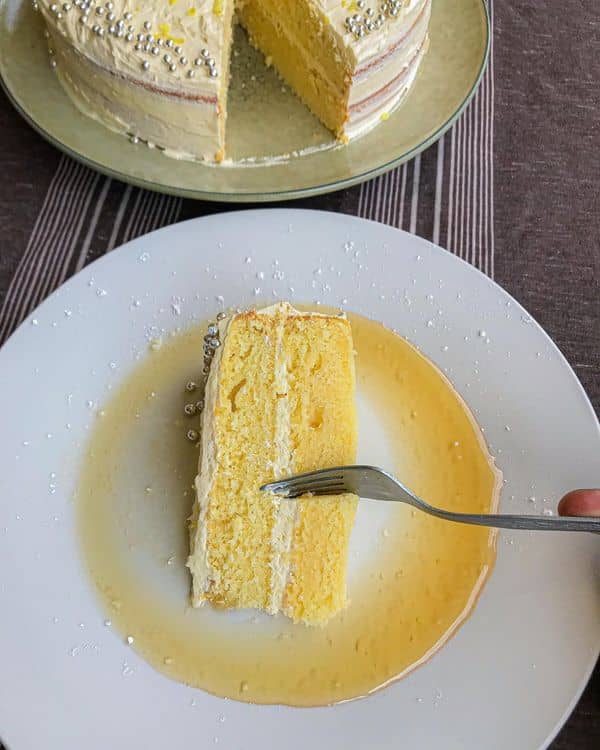 Semi Naked Lemon Cake recipe