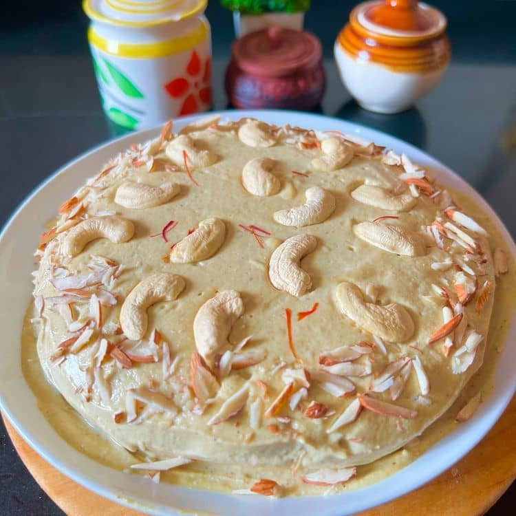 Healthy Cheese Cake, No Cornflour, No Sugar & No Cheese recipe