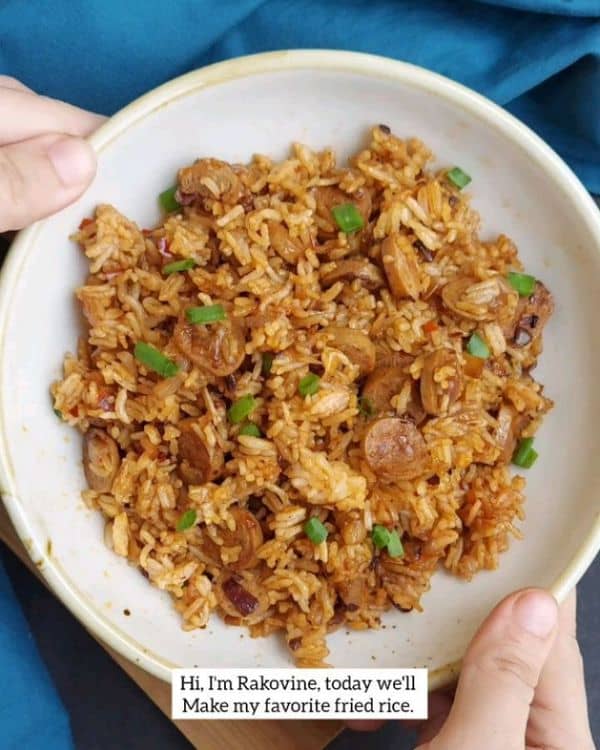 Chili Garlic Fried Rice recipe