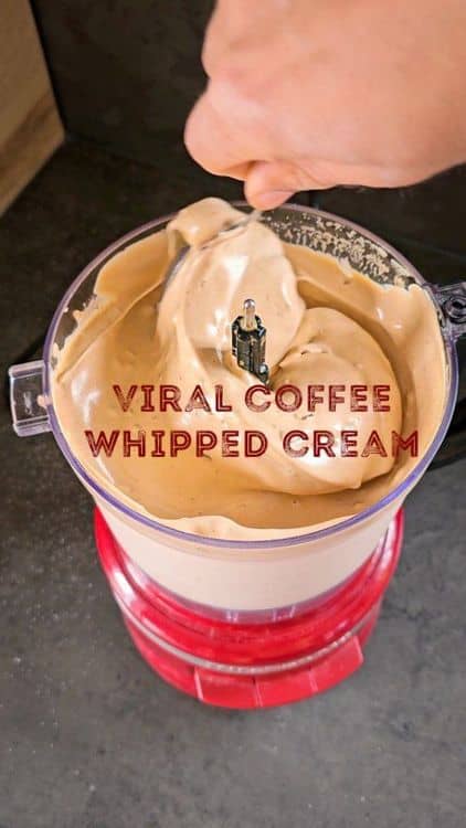 Viral Coffee Whipped Cream recipe