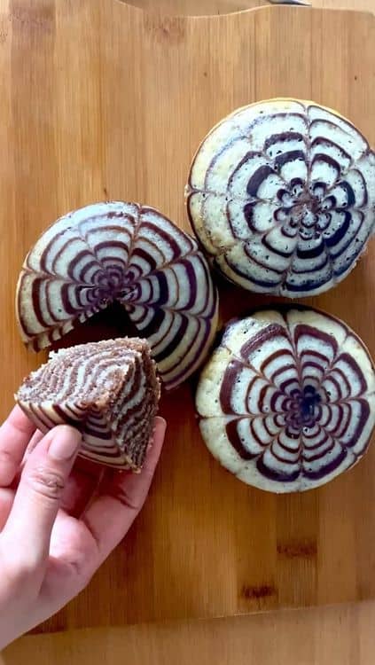 Eggless Marble Cake recipe