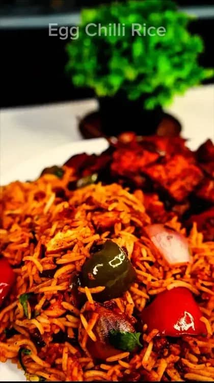 Chinese Egg Chilli Rice recipe