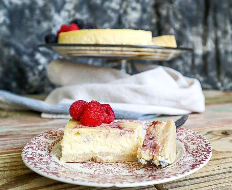 Raspberry White Chocolate Cheesecake recipe