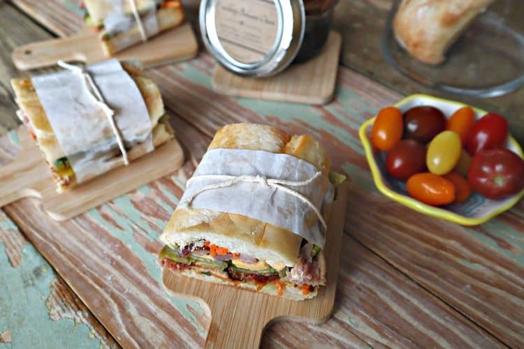 Pressed Picnic Sandwiches recipe