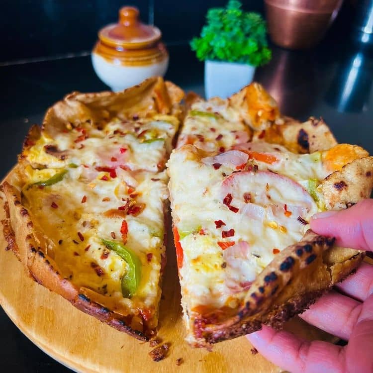 Healthy & High Protein Pizza recipe