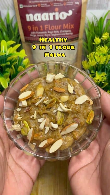 Healthy Halwa Using 9 in 1 Flour Mix recipe