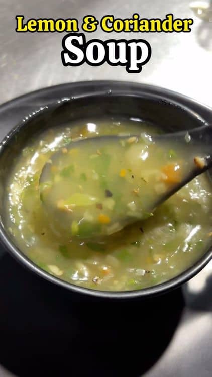 Lemon Coriander Soup recipe