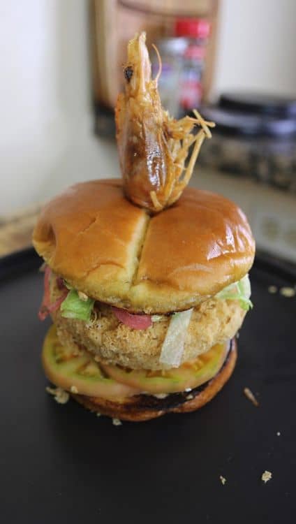 Shrimp Burger recipe