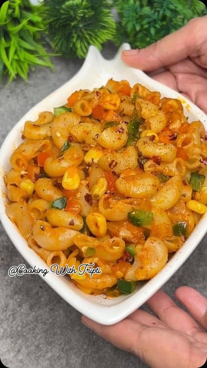 Desi Macroni Pasta Recipe recipe