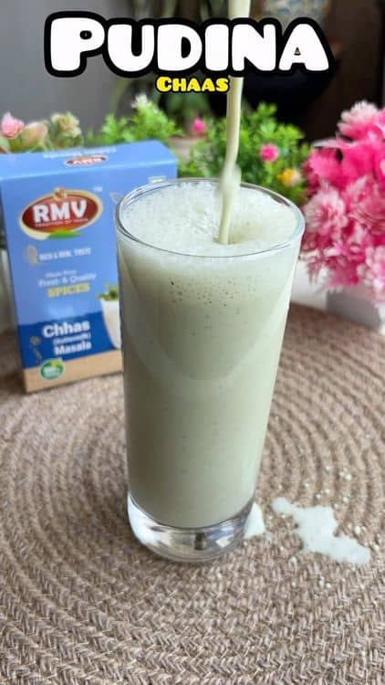 Pudina Chaas recipe