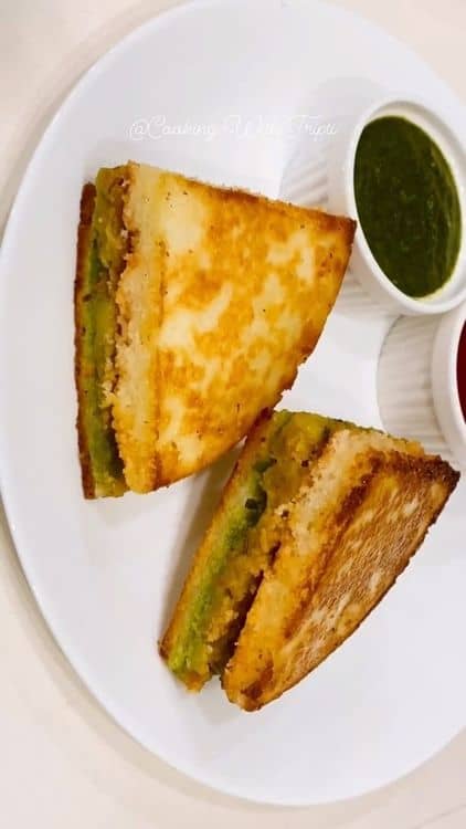 Semolina Sandwich (Suji Sandwich) recipe
