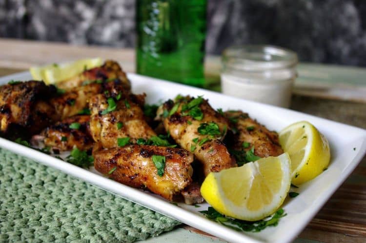 Smoked Lemon Pepper Wings recipe