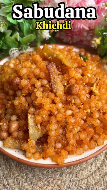 Red Sabudana Khichdi recipe