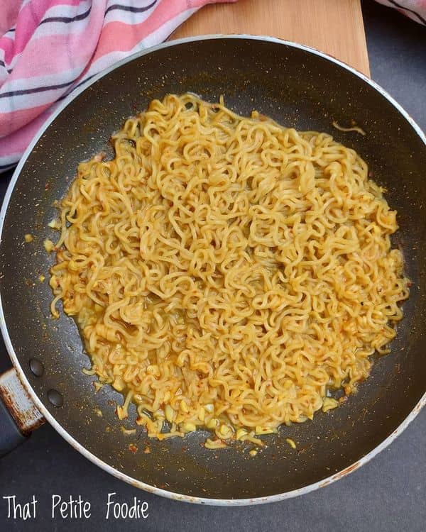 Chilly Garlic Maggie recipe