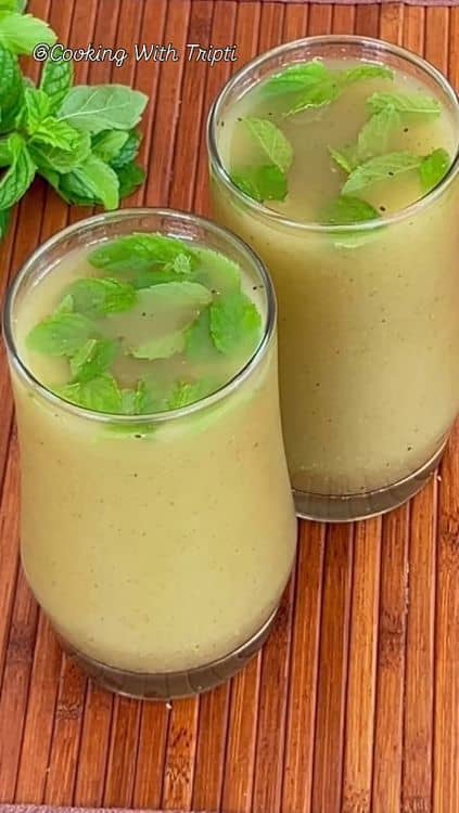 No Sugar Aam Panna Recipe recipe