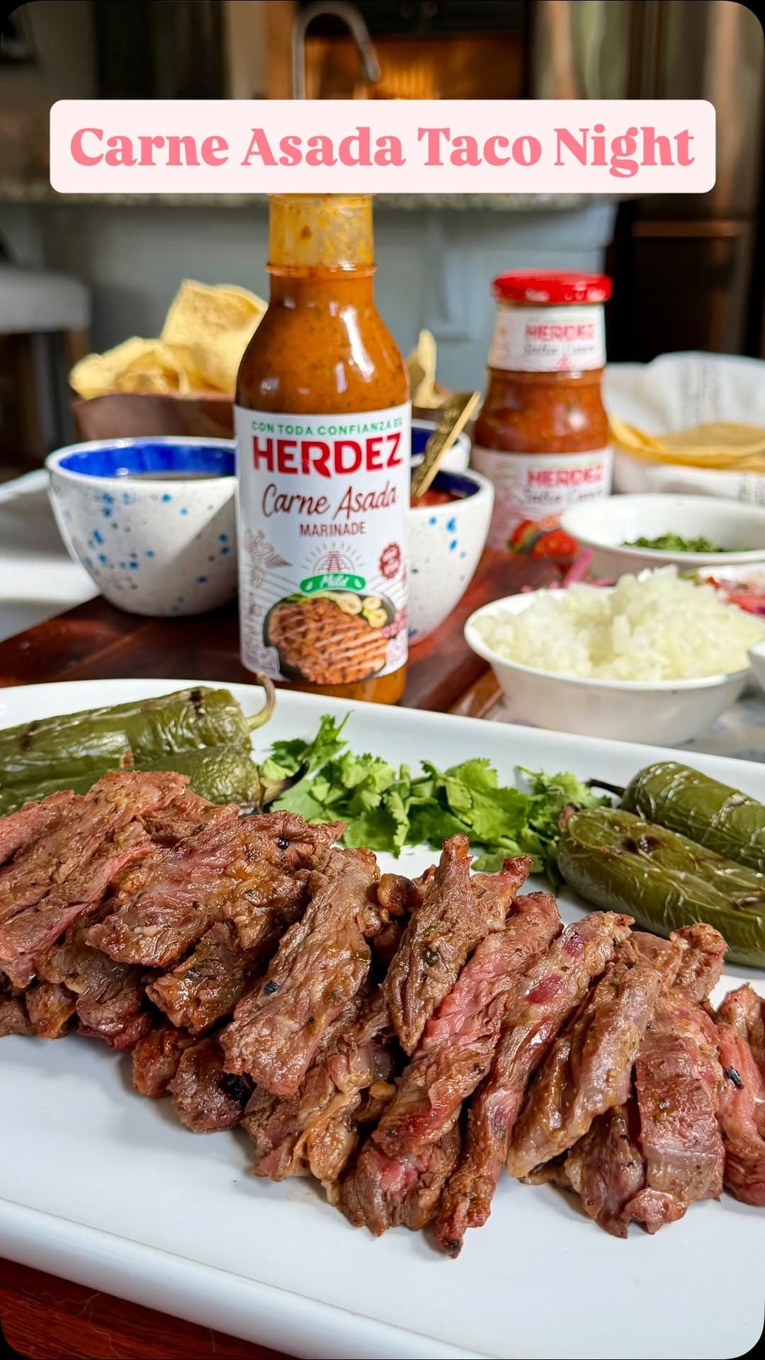 Carne Asada Tacos with HERDEZ® Marinade recipe