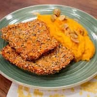 Pork Milanese with Puree recipe